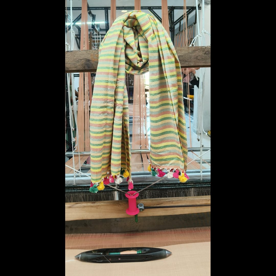 Hand Woven cotton with AZO free Vat Dyes