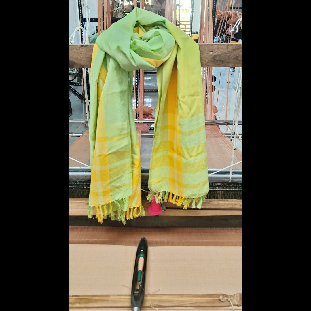 Hand Woven cotton with AZO free Vat Dyes