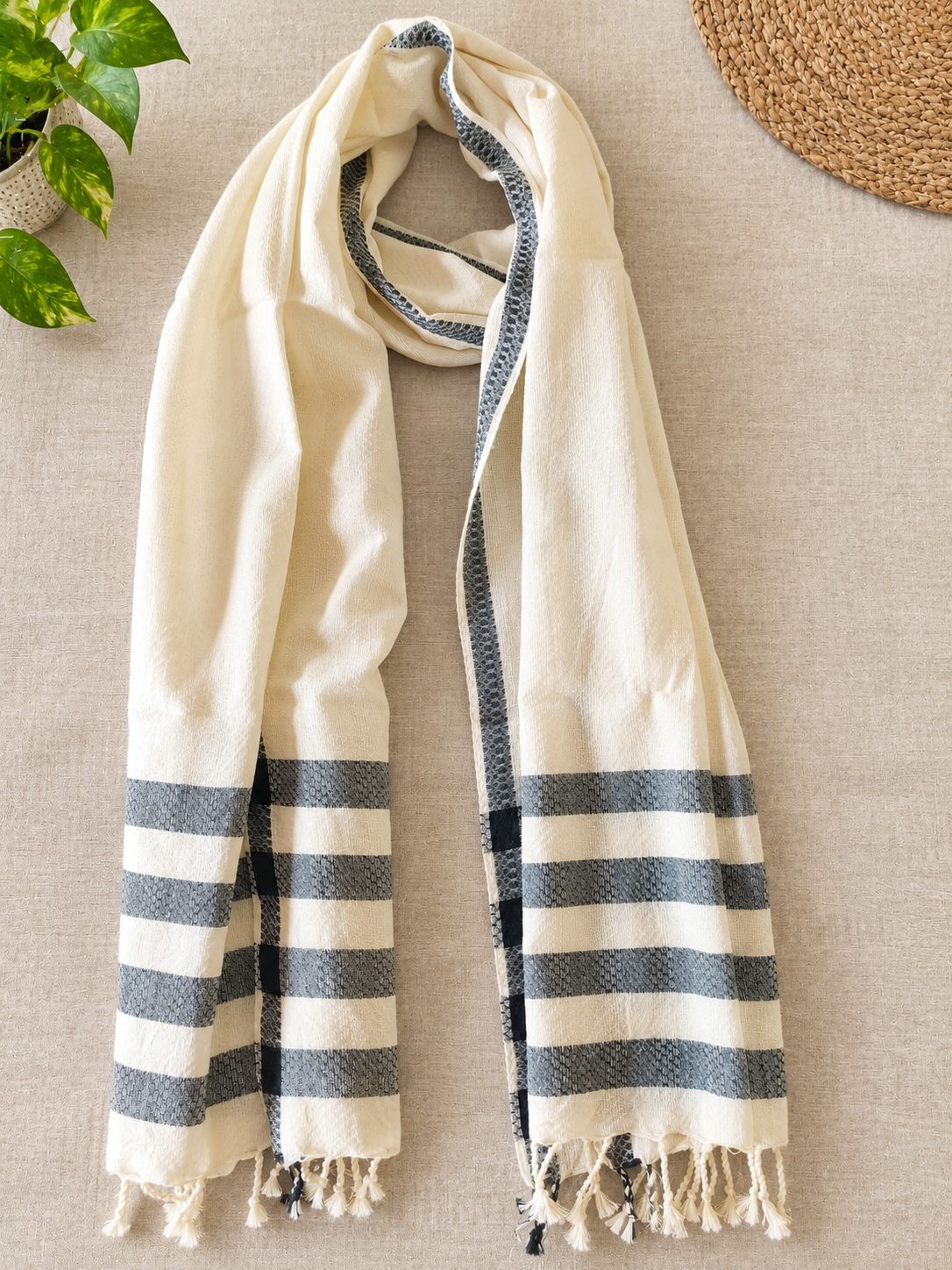 Hand Woven cotton with AZO free Vat Dyes