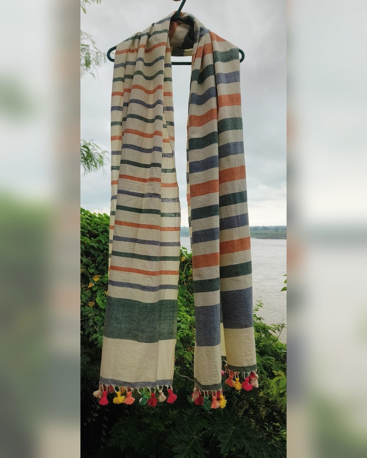 Hand Woven cotton with AZO free Vat Dyes