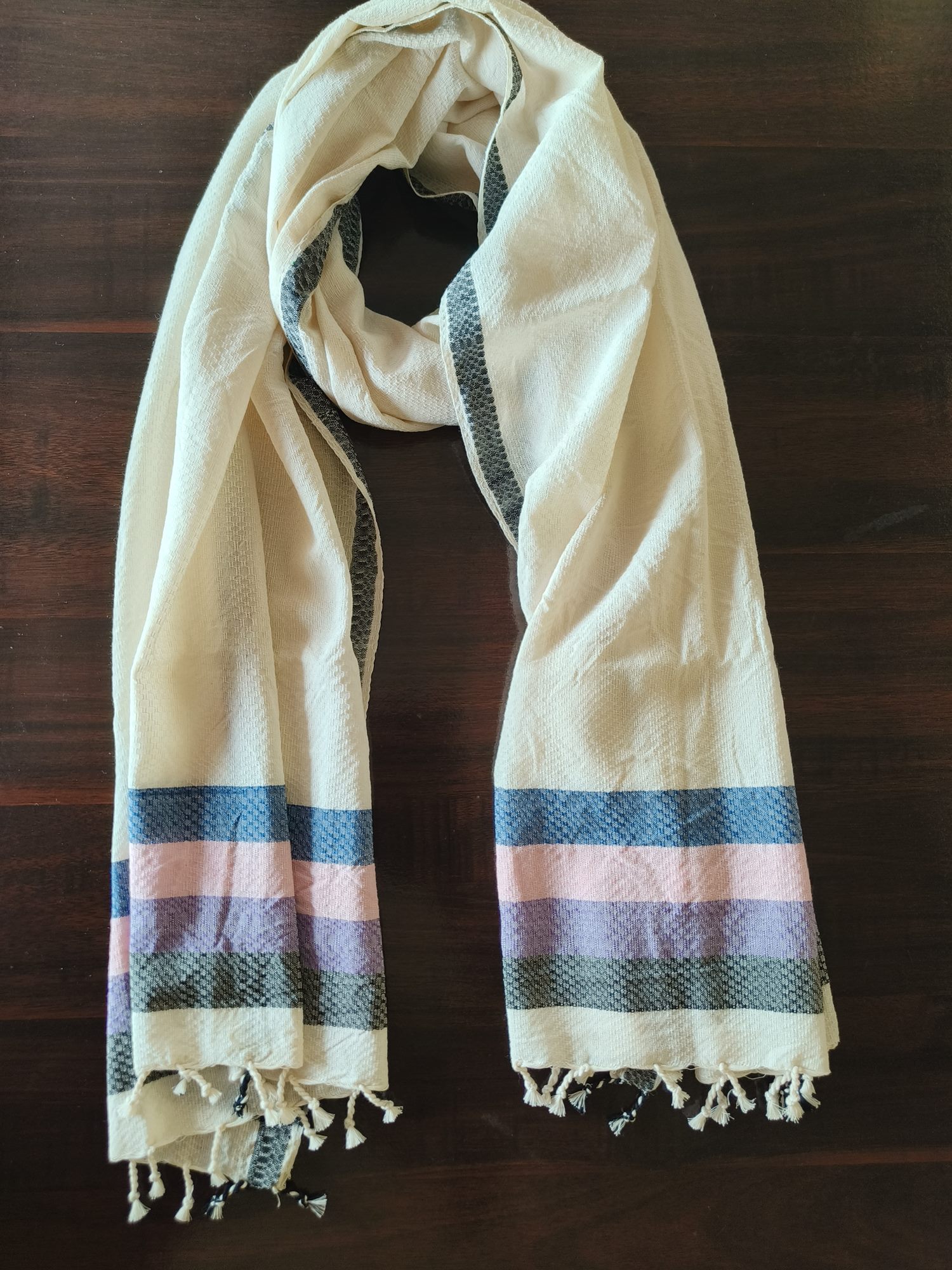 Hand Woven cotton with AZO free Vat Dyes